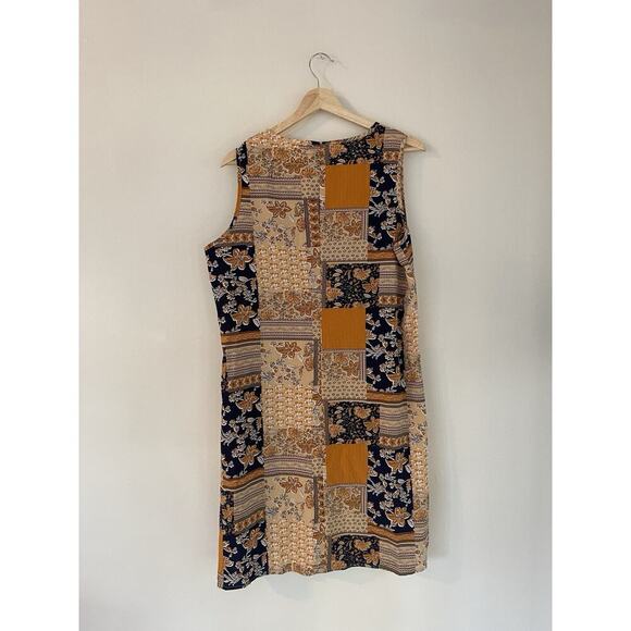 NWT Emery Rose Patchwork Lightweight Tank Dress Women's XL Vacation Beach Boho - Picture 5 of 10